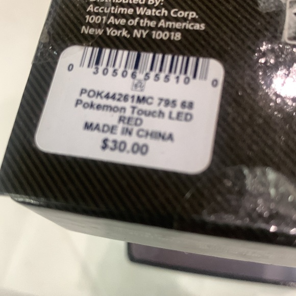 New $30 ACCUTIME Pokemon Kid's Touch Screen Red Silicone LED Watch - Picture 6 of 6